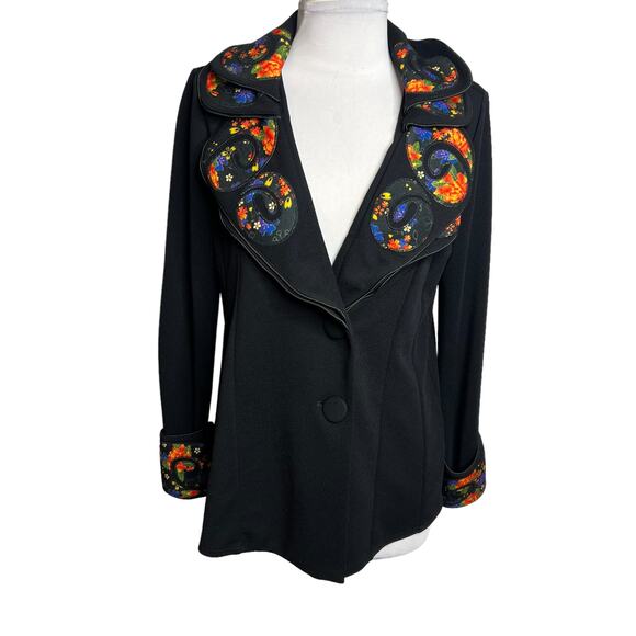 Soft surroundings la Parisian jacket blazer sz m - Picture 2 of 8